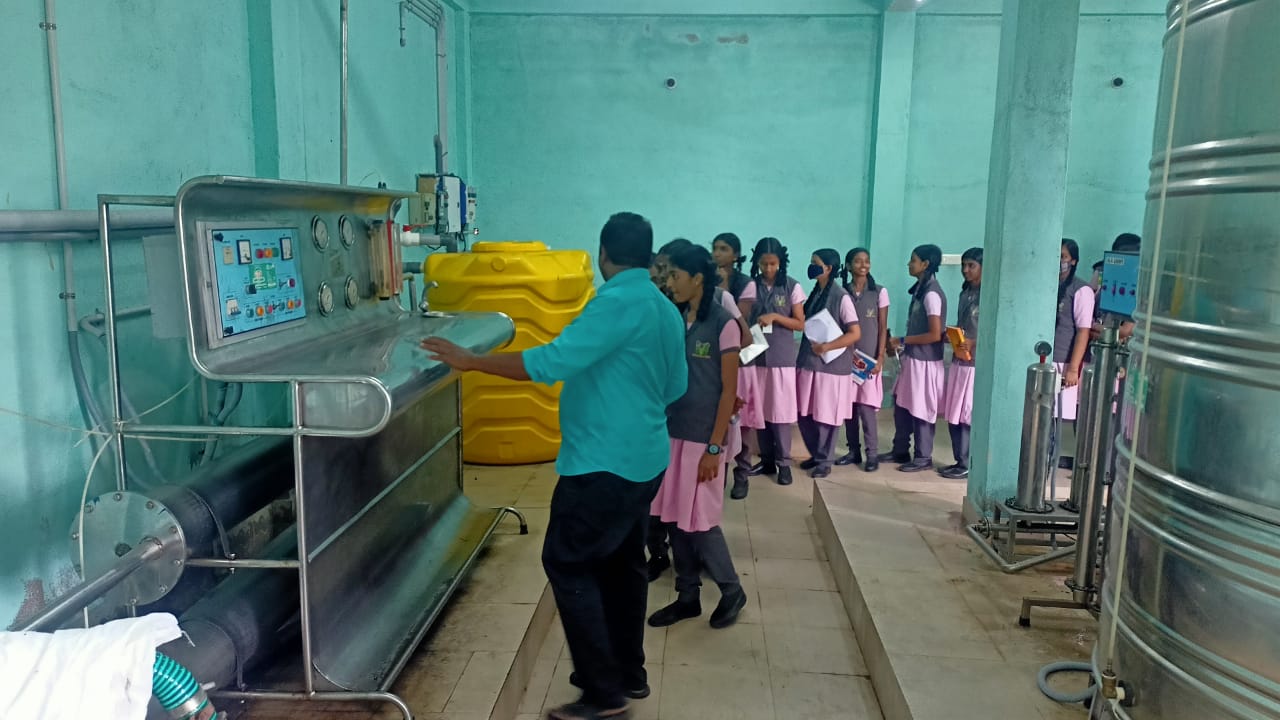 Industrial Visit to  Water purifier company kattuvilai